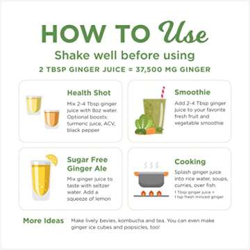 Premium 99% Pure Ginger Juice for Daily Wellness Shots