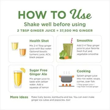 Premium 99% Pure Ginger Juice for Daily Wellness Shots