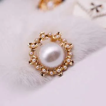 Celebrity Designer Jewelry Brooch Pins,Brooches with Imitation Pearl for Women Fashion