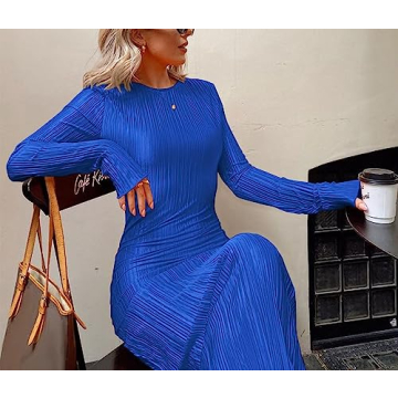 Annystore Long Sleeve Dress for Versatile Style