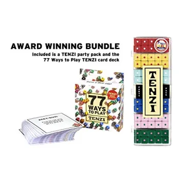 TENZI Party Pack Fun Family Dice Game with 77 Ways to Play