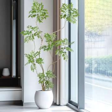 AfanD 6ft Artificial Sumac Tree - Hassle-Free Decor