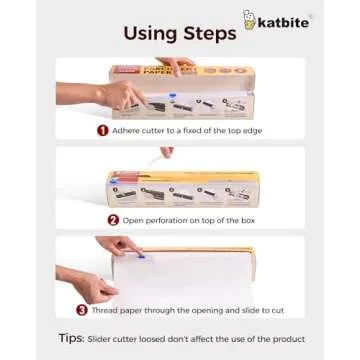 Katbite Unbleached Parchment Paper - Heavy Duty Baking Roll