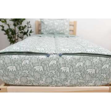 Beddy's Woodland Zipper Bedding - Easy Kids Bed in a Bag