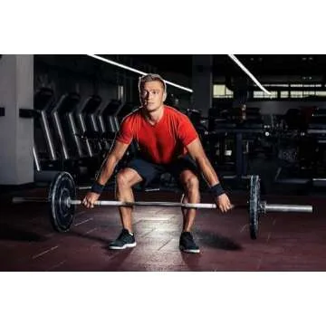 GW Tech Barbell Clamps 2 inch, Heavy Duty Exercise Collars 2" Quick Release Pair of Locking Pro Olympic Weight Bar Plate Locks Collar Clips for Workout Weightlifting Fitness Training - Red