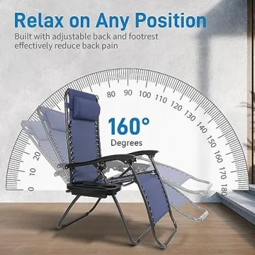Bonnlo Infinity Zero Gravity Chair for Outdoor Relaxation