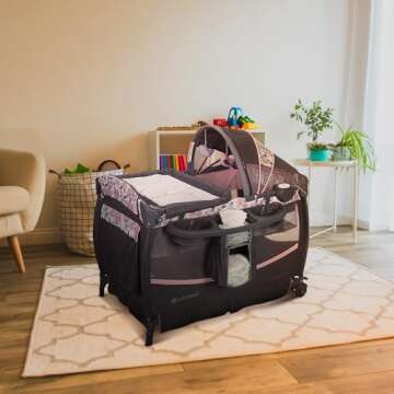 Baby Trend Deluxe II Nursery Center® Playard, Bluebell