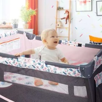 Baby Trend Deluxe II Nursery Center® Playard, Bluebell