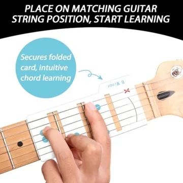 Beginner-Friendly 56Pcs Guitar Chord Learning Cards