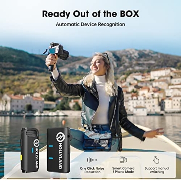 Hollyland Lark M1 Wireless Lavalier Microphone for Videos