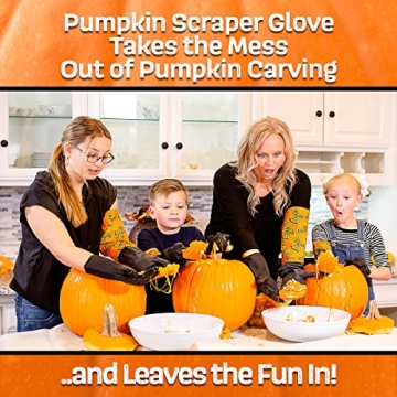 Pumpkin Scraper Glove - Easy Mess Free Carving