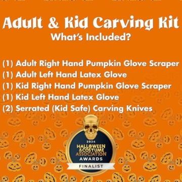 Pumpkin Scraper Glove - Easy Mess Free Carving