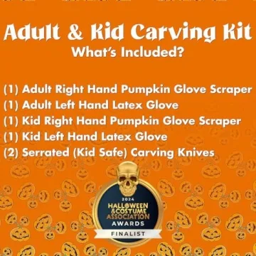 Pumpkin Scraper Glove - Easy Mess Free Carving
