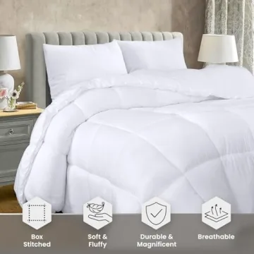 Utopia Bedding King Comforter Duvet Insert Soft and Cozy