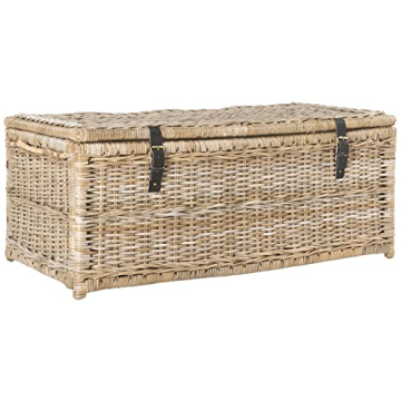 Happimess 46" Wicker Storage Trunk for Stylish Organization