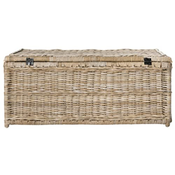 Happimess 46" Wicker Storage Trunk for Stylish Organization