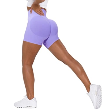 Unthewe Workout Butt Lifting Shorts for Women High Waisted Seamless Gym Yoga Booty Shorts(U429-Booty...