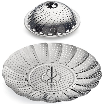 Sunsella Vegetable Steamer - Durable Stainless Steel Design