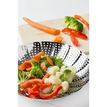 Sunsella Vegetable Steamer - Durable Stainless Steel Design