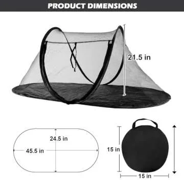 Cat Tent Outdoor, Pet Enclosure Tent Suitable for Cats and Small Animals, Indoor Playpen Portable Ex...