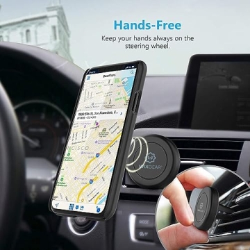 WizGear Air Vent Magnetic Car Mount for Smartphones & Tablets