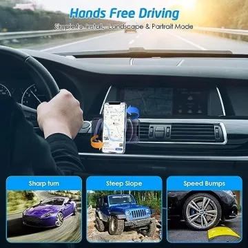 WizGear Air Vent Magnetic Car Mount for Smartphones & Tablets