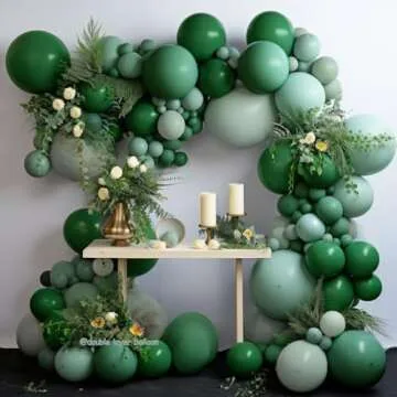 Green Balloon Garland Kit for Stunning Events
