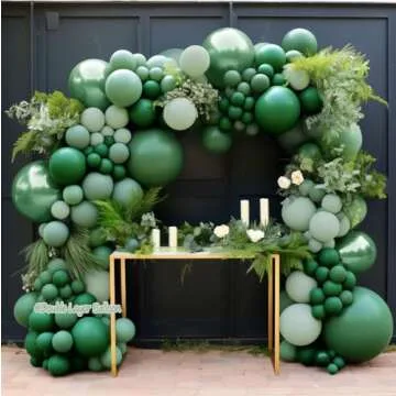Green Balloon Garland Kit for All Occasions