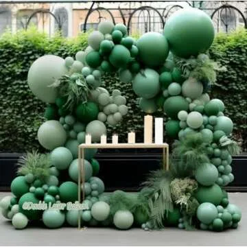 Green Balloon Garland Kit for All Occasions