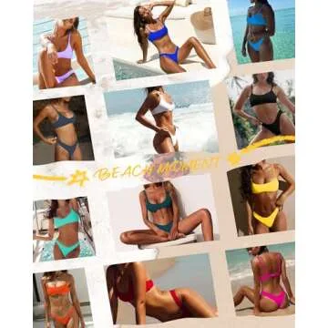 DaiLiWei Thong Bikini Sets for Women 2 Piece Brazilian Swimsuit Teens Bathing Suit Push Up Top Micro Bikinis Swim Suit 2025