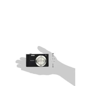 Sony Cyber-shot DSC-W800/B 20.1MP Super HAD CCD Digital Camera | Black