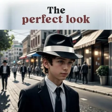 Funny Party Hats Black Fedora Hat for Halloween and Parties