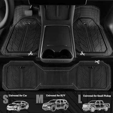 Heavy Duty All-Weather Car Floor Mats for Trucks SUVs