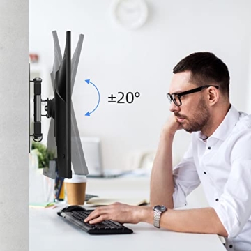 Suptek Full Motion TV Wall Mount for 15-32 inch LED, LCD