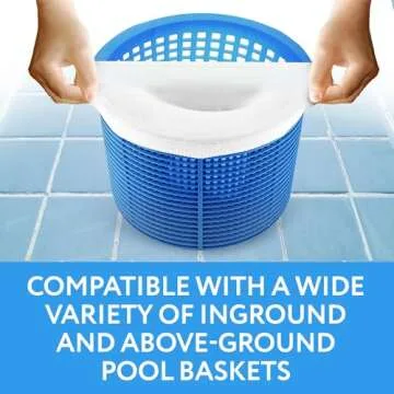 IMPRESA Pool Skimmer Socks - 10-Pack for Filters & Baskets