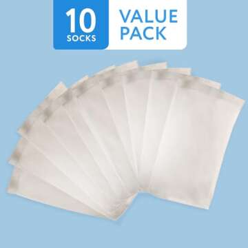 IMPRESA Pool Skimmer Socks - 10-Pack for Filters & Baskets