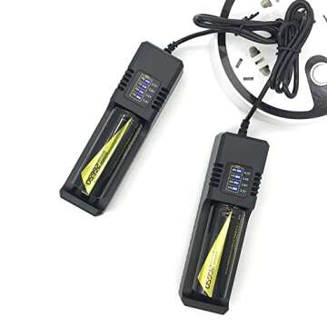 18650 Charger USB Single Charge 26650 21700 Single Slot USB Lithium Battery Charger 3.7v4.2v Fast Charge
