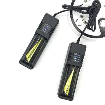 Fast Charge USB Lithium Battery Charger for 18650 26650