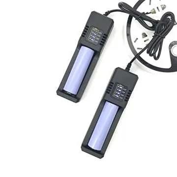 Fast Charge USB Lithium Battery Charger for 18650 26650