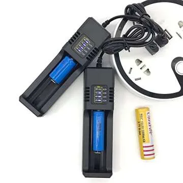 Fast Charge USB Lithium Battery Charger for 18650 26650