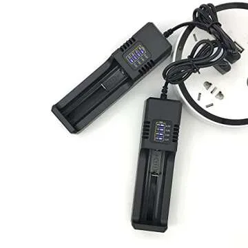 Fast Charge USB Lithium Battery Charger for 18650 26650