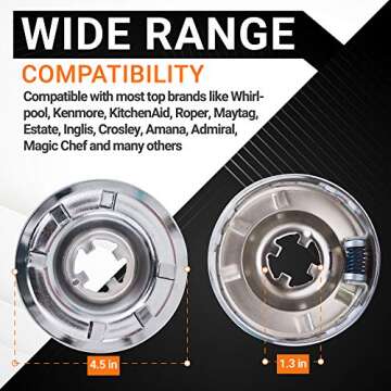 BlueStars 285785 Ultra Durable Washer Clutch Kit for Whirlpool & Kenmore