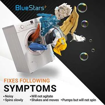 BlueStars 285785 Washer Clutch Kit Replacement for Whirlpool