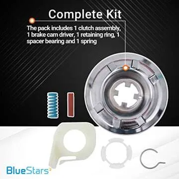 BlueStars 285785 Washer Clutch Kit Replacement for Whirlpool