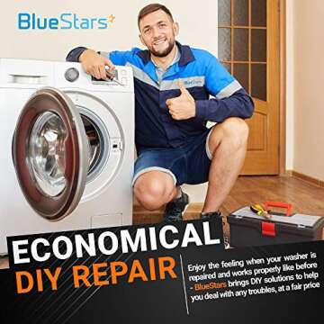 BlueStars 285785 Washer Clutch Kit Replacement for Whirlpool