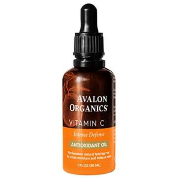 Avalon Organics Vitamin C Oil - Anti-Aging Serum with Essential Fatty Acids