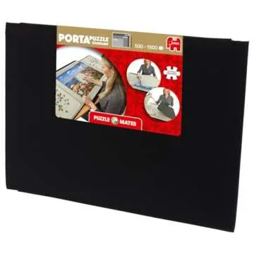 Jumbo, Puzzle Mates, Portapuzzle - Standard 1,500 Piece Jigsaw Storage Board Case, Jigsaw Puzzle Accessories, Puzzle Storage