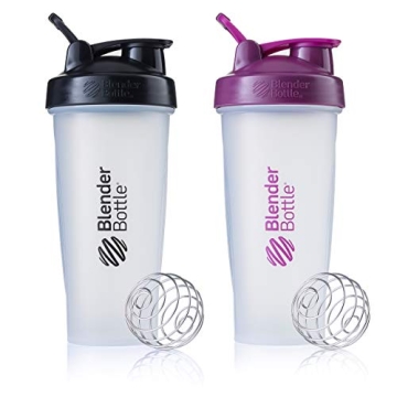BlenderBottle Classic Shaker Bottle Perfect for Protein Shakes and Pre Workout, Colors May Vary, 28 ...