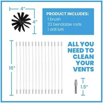 Professional Dryer Vent Cleaner Kit for Efficient Cleaning