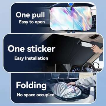 Toyota Camry Windshield Sun Shade - Perfect UV Protection